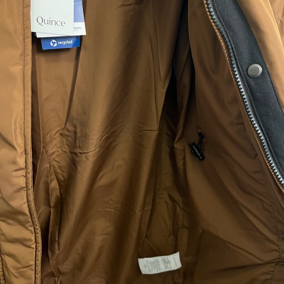 NEW QUINCE Featherless Long Puffer Parka S - Picture 4 of 6